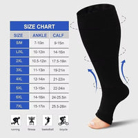 chaussettes de Compression grande taille