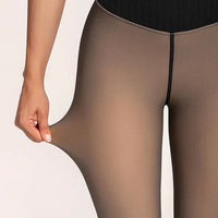 Collants doublés en polaire