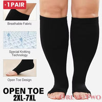 chaussettes de Compression grande taille