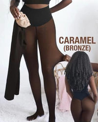 Collants doublés en polaire