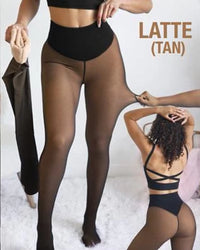 Collants doublés en polaire