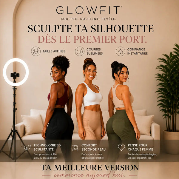 GlowFit™ LYRIDIA — Dessine tes courbes et sublime tes formes grâce à la technologie scrunch 3D